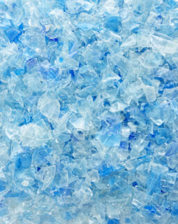 Hot wash Sky blue PET Flakes